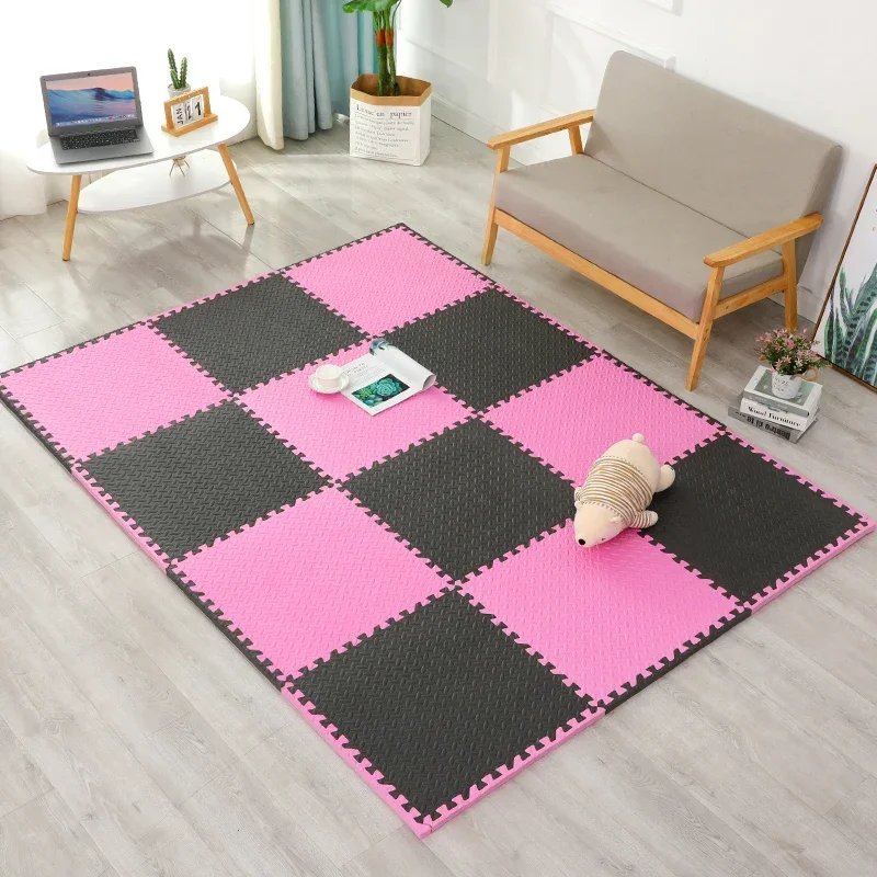 4-20Pcs Foam Baby Play Mat Puzzle Mat Kids Interlocking Exercise Tiles Rugs Floor Tiles Toy Non-slip Carpet Soft Carpet 30*1cm