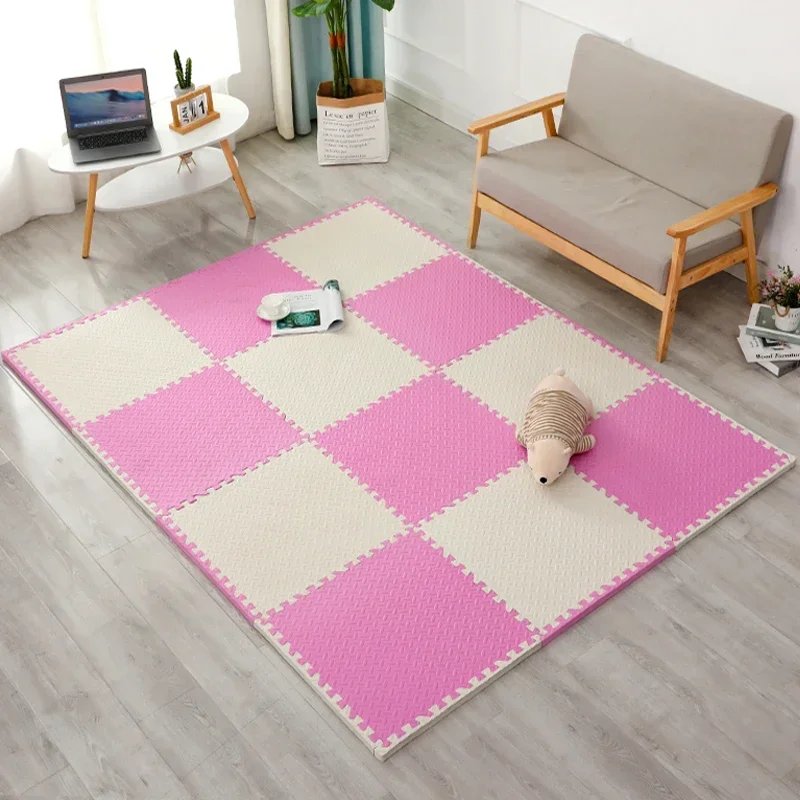 4-20Pcs Foam Baby Play Mat Puzzle Mat Kids Interlocking Exercise Tiles Rugs Floor Tiles Toy Non-slip Carpet Soft Carpet 30*1cm