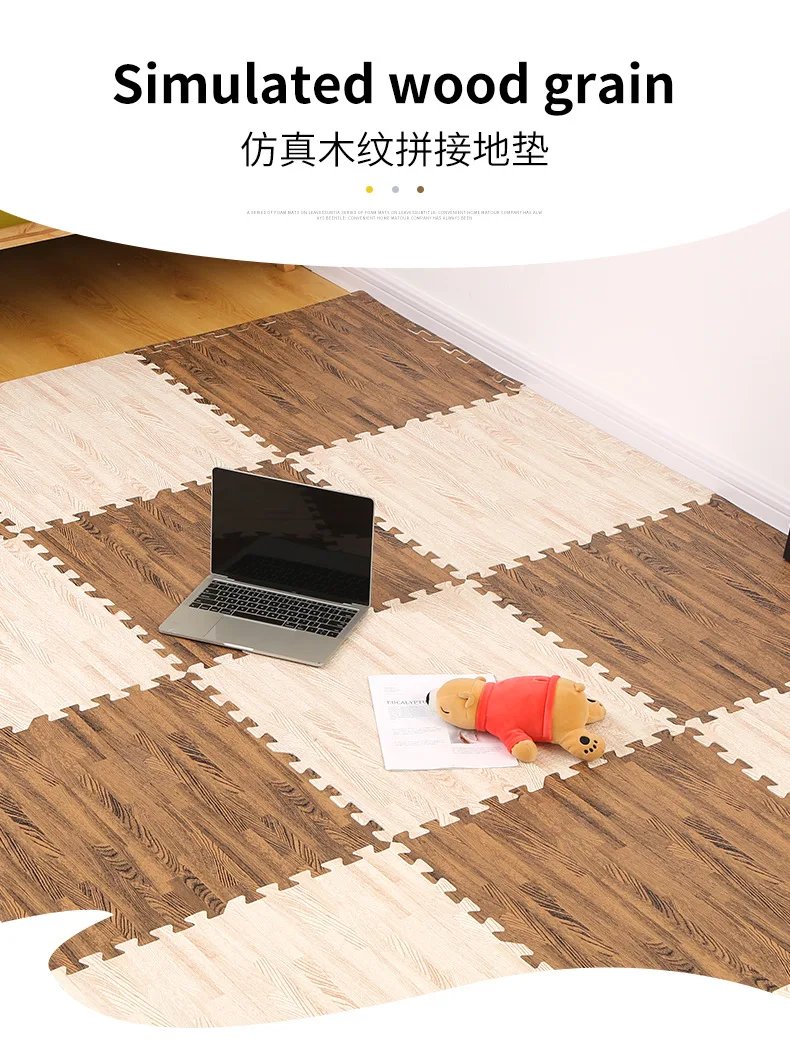Baby Foam Puzzle Play Gym Mat Kids Toy Playmat Carpet for Childrens Wooden Interlocking Crawling Exercise Soft Rugs Thicken Gift