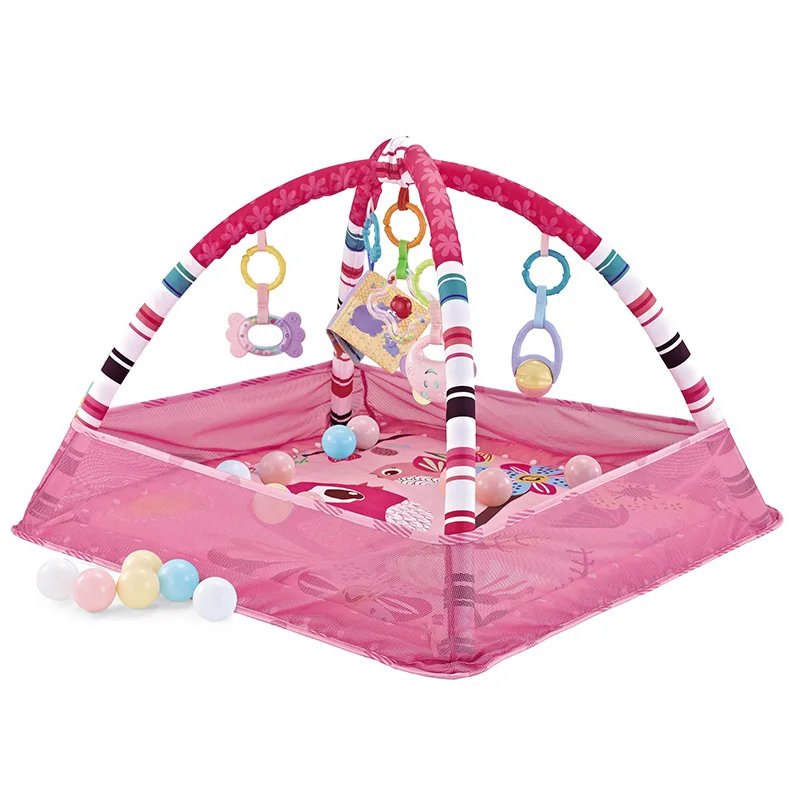 Infant Activity Gym Foldable Play Mat Crawling Game Blanket Baby Fitness Frame Educational Rug Mat Toys For Newborn 0-18 Months