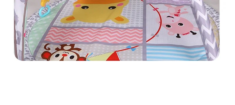 Infant Activity Gym Foldable Play Mat Crawling Game Blanket Baby Fitness Frame Educational Rug Mat Toys For Newborn 0-18 Months