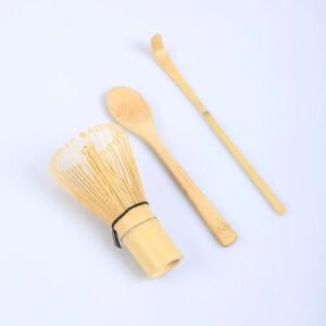 Tee-Set Japanisches Tee-Set Matcha-Besen (Chasen) Tee-Löffel und Schaufel (Chashaku) Matcha-Tee-Set Bambus-Zubehör