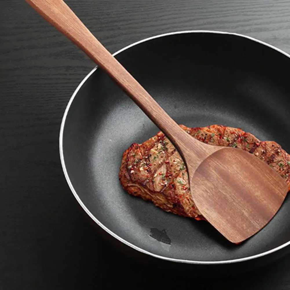Long Handled Teak Tableware Wood Spoon Shovel Spatula Accessories Skimming Wooden Soup Kitchen Tool Spoon Cooking A2S8 Long Handled Teak Tableware Wood Spoon Shovel Spatula Accessories Skimming Wooden Soup Kitchen Tool Spoon Cooking A2S8