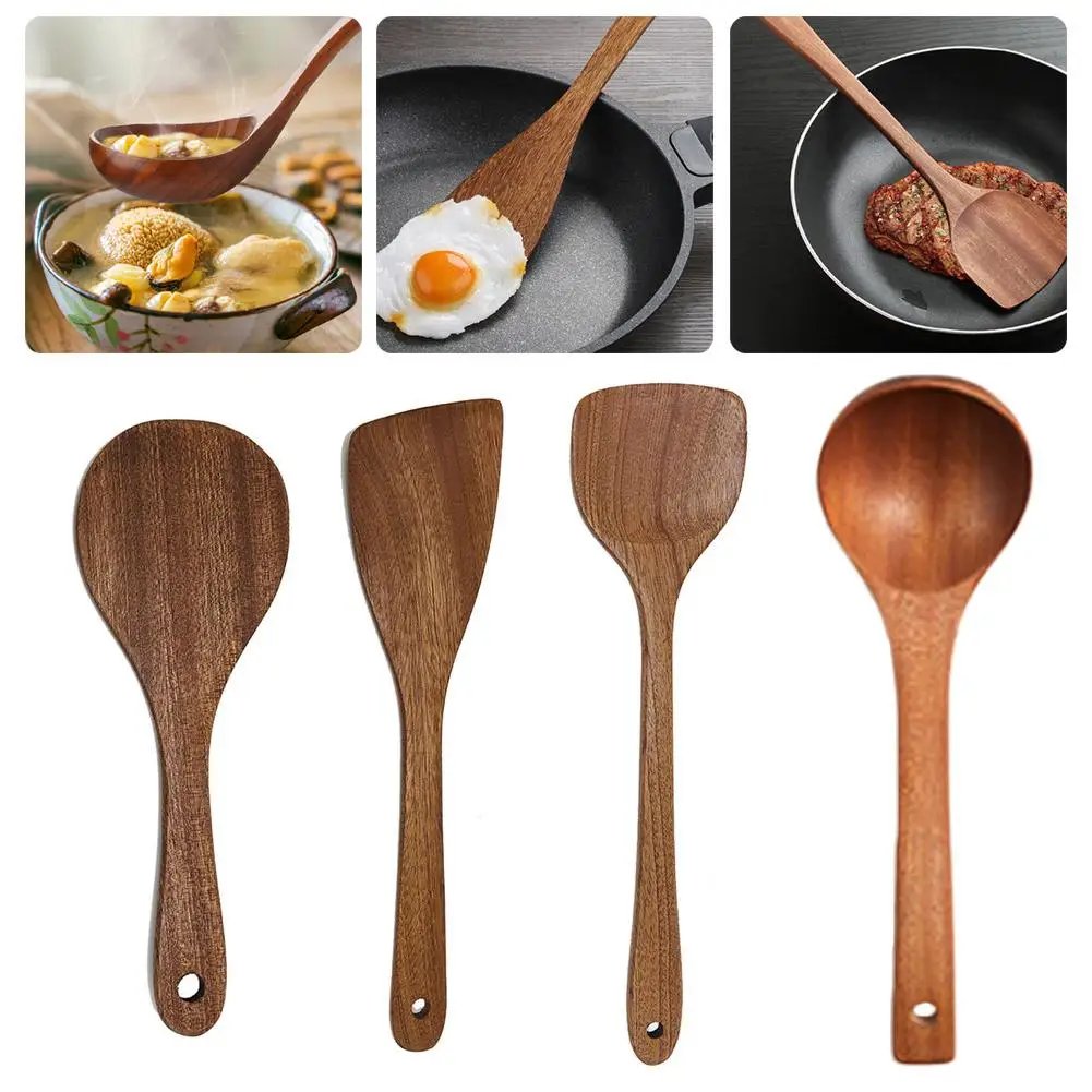 Long Handled Teak Tableware Wood Spoon Shovel Spatula Accessories Skimming Wooden Soup Kitchen Tool Spoon Cooking A2S8 Long Handled Teak Tableware Wood Spoon Shovel Spatula Accessories Skimming Wooden Soup Kitchen Tool Spoon Cooking A2S8