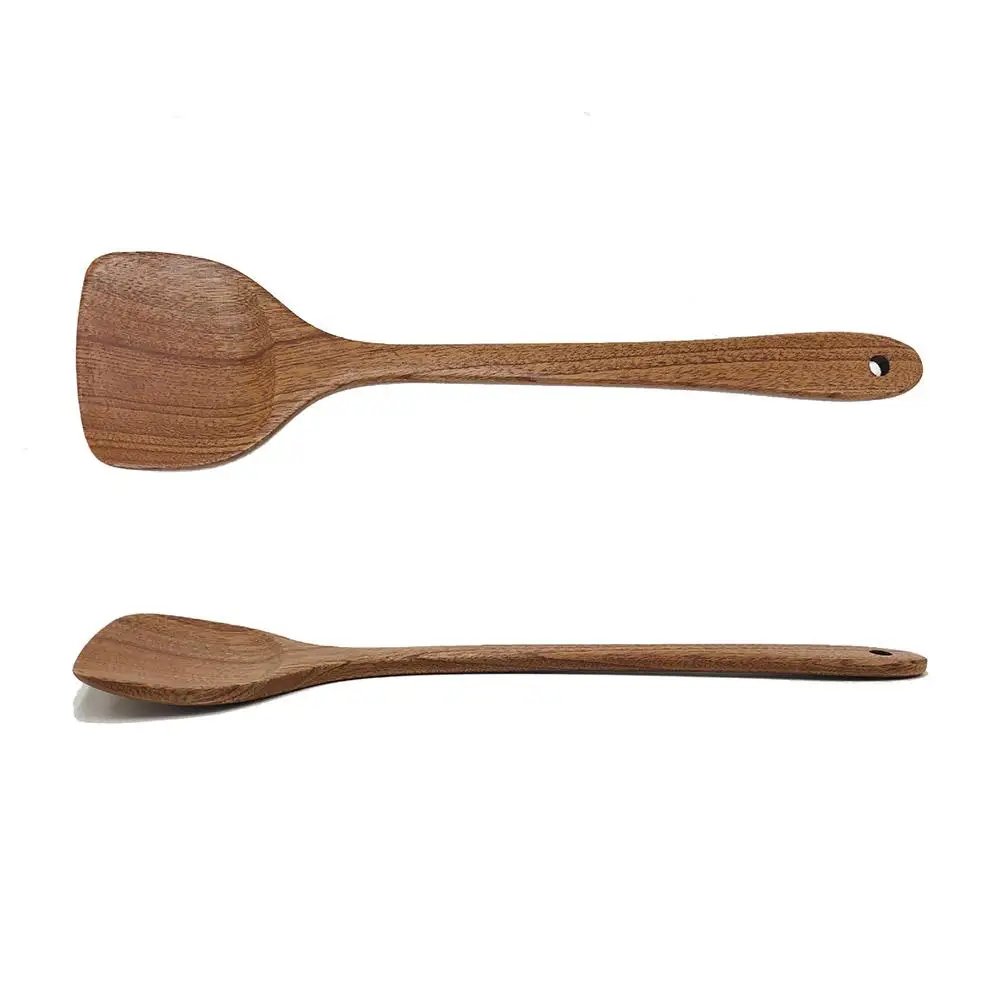 Long Handled Teak Tableware Wood Spoon Shovel Spatula Accessories Skimming Wooden Soup Kitchen Tool Spoon Cooking A2S8 Long Handled Teak Tableware Wood Spoon Shovel Spatula Accessories Skimming Wooden Soup Kitchen Tool Spoon Cooking A2S8