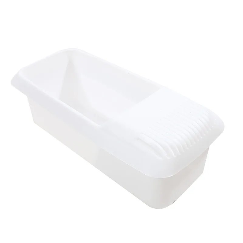 Microwave Noodles Pasta Cooker With Strainer Plastic Spaghetti Vegetable Steamer Dishwasher Kitchen Accessories No scale lines