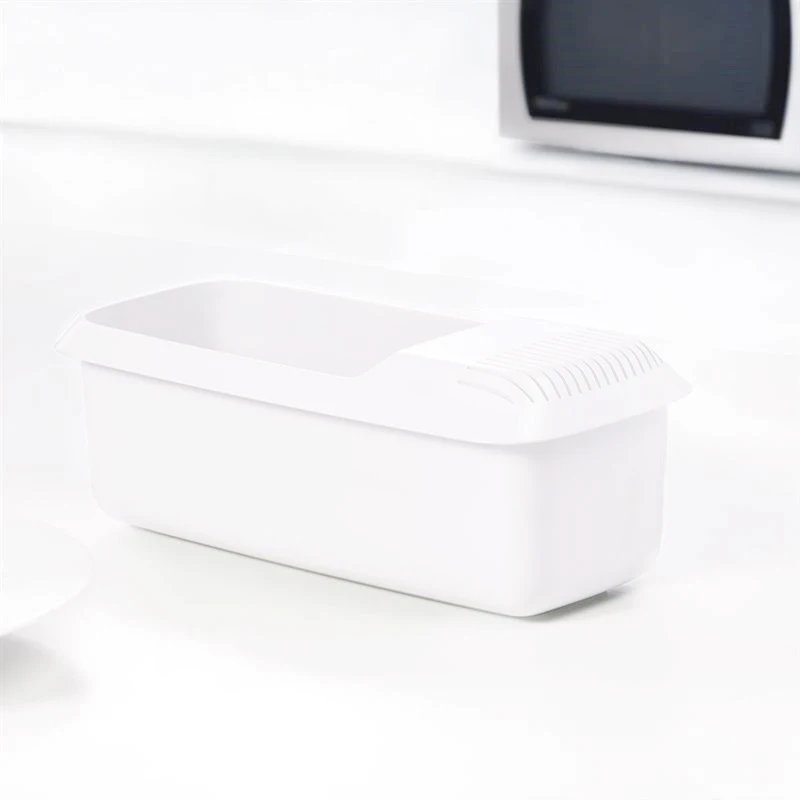 Microwave Noodles Pasta Cooker With Strainer Plastic Spaghetti Vegetable Steamer Dishwasher Kitchen Accessories No scale lines
