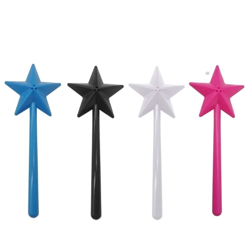 1/4Pc Salt Pepper Shaker Wand Refillable Seasoning Spice Magic Wands 3 Holes Container for Kitchen Dining BBQ Party Supplies