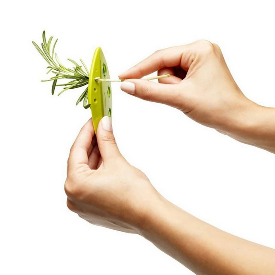 1PC multi-functional vegetable stem and leaf separator Vegetable cutter 8 well vanilla leaves rosemary stripper kitchen tools