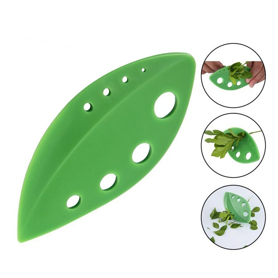 1PC multi-functional vegetable stem and leaf separator Vegetable cutter 8 well vanilla leaves rosemary stripper kitchen tools