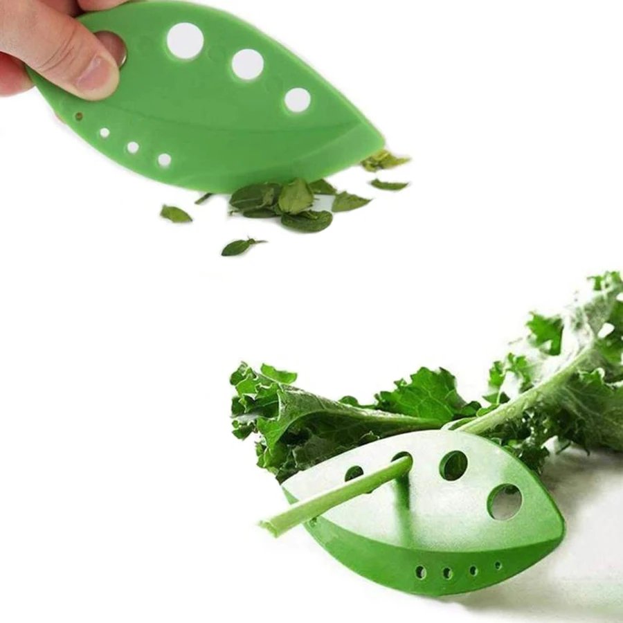 1PC multi-functional vegetable stem and leaf separator Vegetable cutter 8 well vanilla leaves rosemary stripper kitchen tools