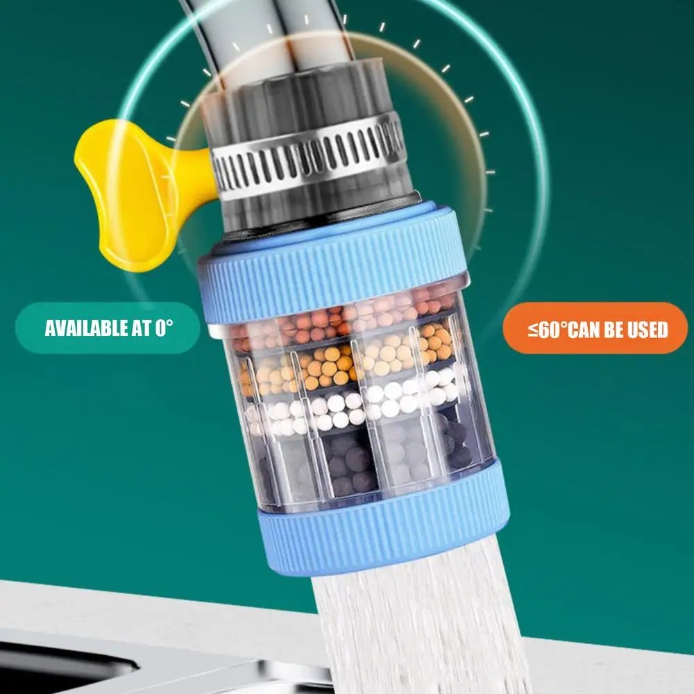 Faucet Mount Filters Carbon Kitchen Water Sink Filter Anti-Splash Purifier Water Filtering Accessories Body Health Supplies