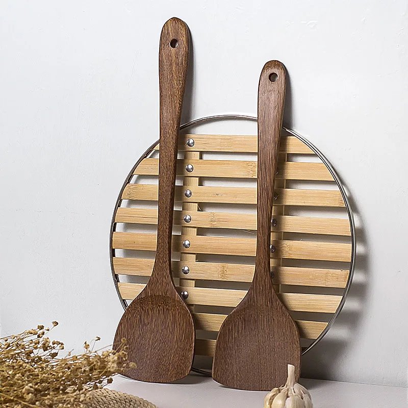 1PC Thailand Teak Natural Wood Tableware Spoon Frying Pan Scoop Cooking Utensils Fried Shovel Spatula Kitchen Cooking Tool 1PC Thailand Teak Natural Wood Tableware Spoon Frying Pan Scoop Cooking Utensils Fried Shovel Spatula Kitchen Cooking Tool