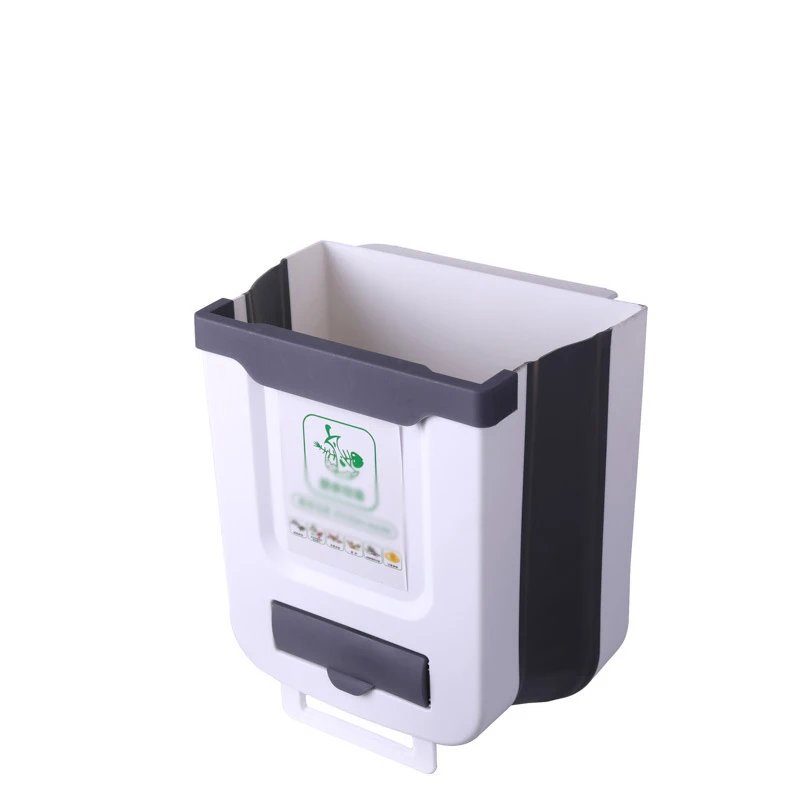 Kitchen Folding Trash Can Wall Mounted Trash Can Kitchen Cabinet Door Mounted Trash Can Folding Trash Can for Vehicles