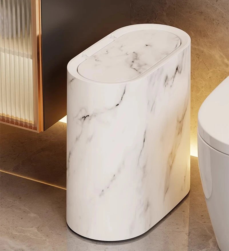 Sandwich Trash Can Lightweight Bathroom Toilet With Lid Trash Bin Multi-Purpose Hotel Kitchen Living Room Separate Trash Bin Sandwich Trash Can Lightweight Bathroom Toilet With Lid Trash Bin Multi-Purpose Hotel Kitchen Living Room Separate Trash Bin