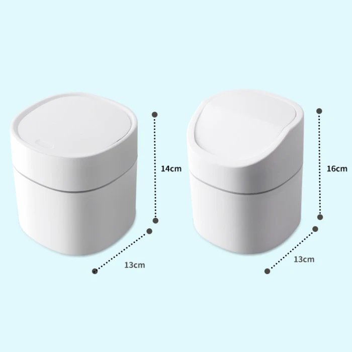 2L Mini Waste Bins Desktop Garbage Basket Home Table Plastic Trash Can Bathroom Cosmetic Dustbins Bedroom Sundries Box для кухни
