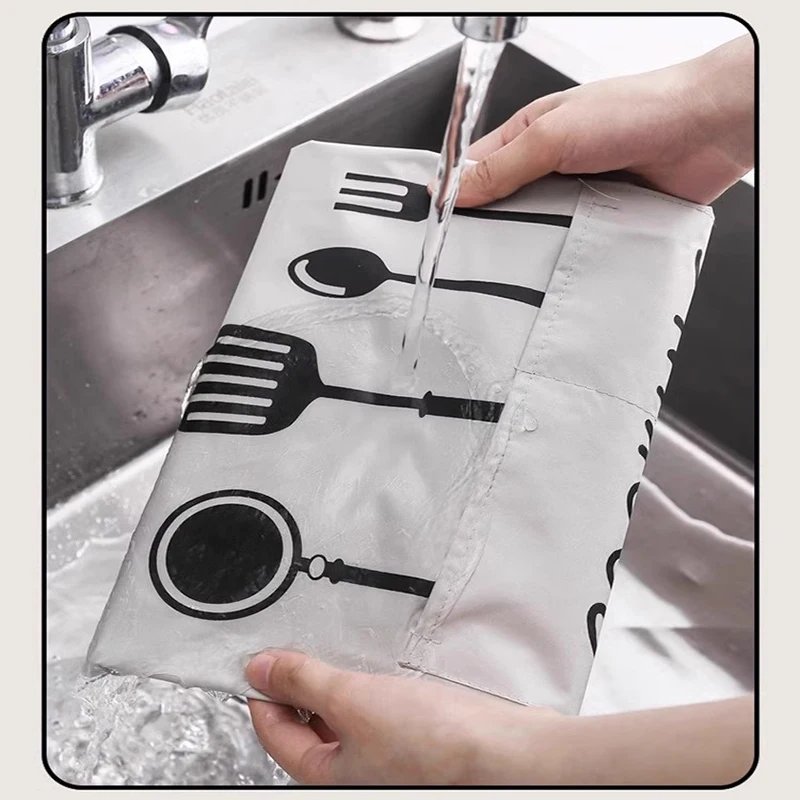Kitchen Household Cooking Apron Men Women Oil-Proof Waterproof Adult Waist Fashion Coffee Overalls Apron Kitchen Supplies
