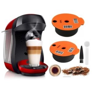 60ML / 180ML wiederverwendbare Kaffeekapsel-Pods für Tassimo Kaffeemaschine nachfüllbare Filter-Pods