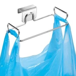 Küchen-Müllhalterung Schranktür Taschen Edelstahl Kleiderschrank Müllaufbewahrungshalter