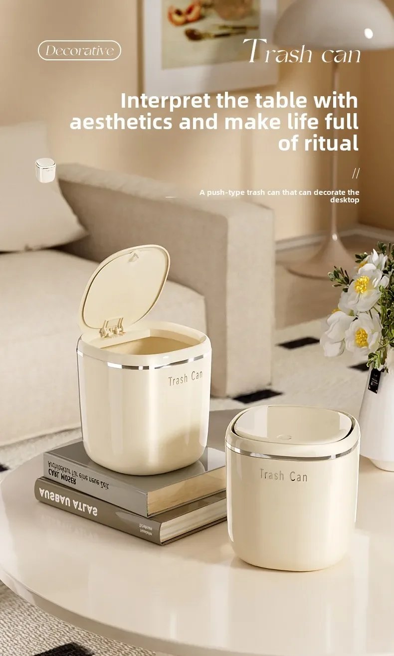 Mini Press Trash Can Desktop Garbage Basket Home Table Plastic Waste Bins Office Supplies Dustbins Sundries Box Home Supplies Mini Press Trash Can Desktop Garbage Basket Home Table Plastic Waste Bins Office Supplies Dustbins Sundries Box Home Supplies