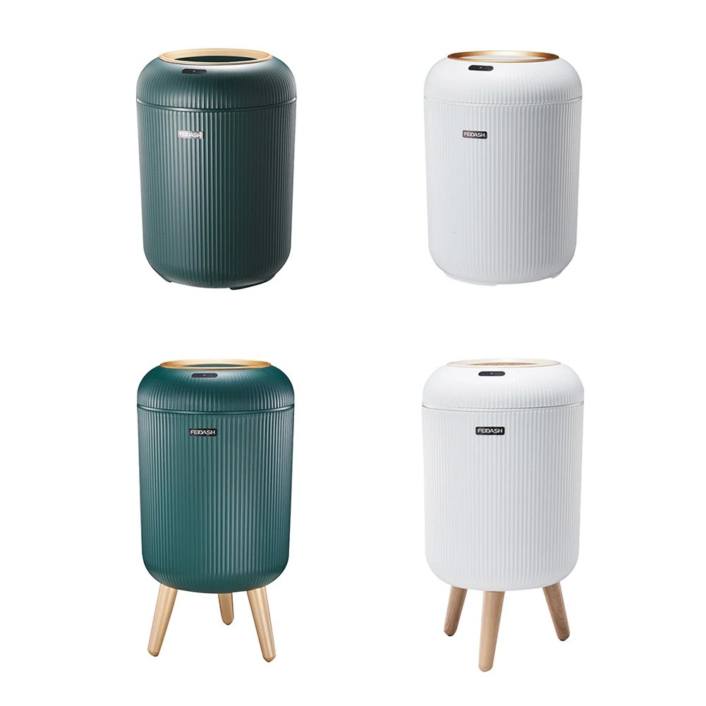 10L Smart Dustbin with Lid Automatic Sensor Trash Can Wastebasket Electric Garbage Bin for Kitchen/Bedroom/Living Room/Office