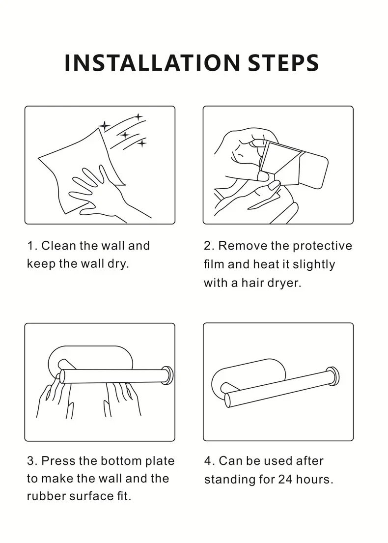 No Punching Toilet Paper Holder Self Adhesive Toilet Roll Paper Holders Bathroom Kitchen Paper Roll Holder Bath Towel Holder No Punching Toilet Paper Holder Self Adhesive Toilet Roll Paper Holders Bathroom Kitchen Paper Roll Holder Bath Towel Holder