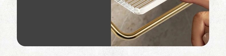 Luxury Gold Toilet Paper Holder with Shelf No Punching Acrylic Roll Paper Holder Tissue Hanger Bathroom Accessories Bathroom