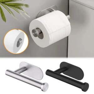 Kein Bohren Toilettenpapierhalter SUS304 Edelstahl Selbstklebende Wandmontage Tissue Handtuchrollenhalter für Bad und Küche