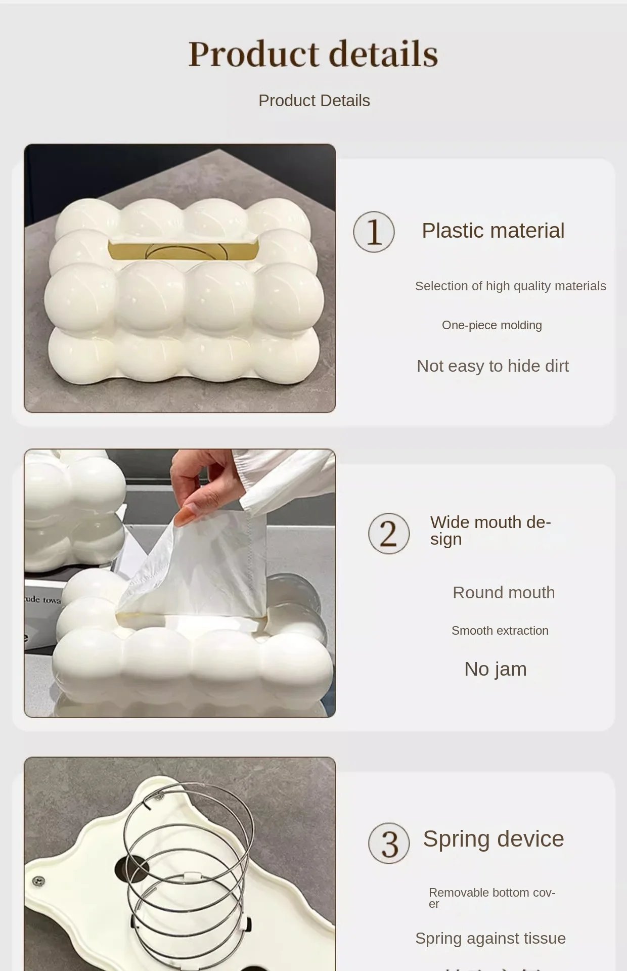 Cloud Design Tissue Boxes Storage Napkin Holder Paper Case Organizer Ornament Craft Desktop Tissue Holder Kitchen Tissue Box Cloud Design Tissue Boxes Storage Napkin Holder Paper Case Organizer Ornament Craft Desktop Tissue Holder Kitchen Tissue Box