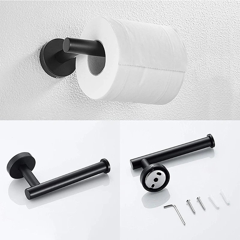 Wall Mounted Napkin Rack Organizers Tissue Dispenser Stainless Steel Bathroom Kitchen Toilet Paper Roll Holder Accessories