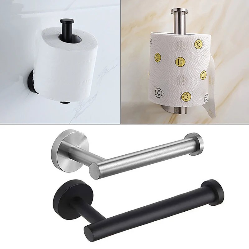 Wall Mounted Napkin Rack Organizers Tissue Dispenser Stainless Steel Bathroom Kitchen Toilet Paper Roll Holder Accessories