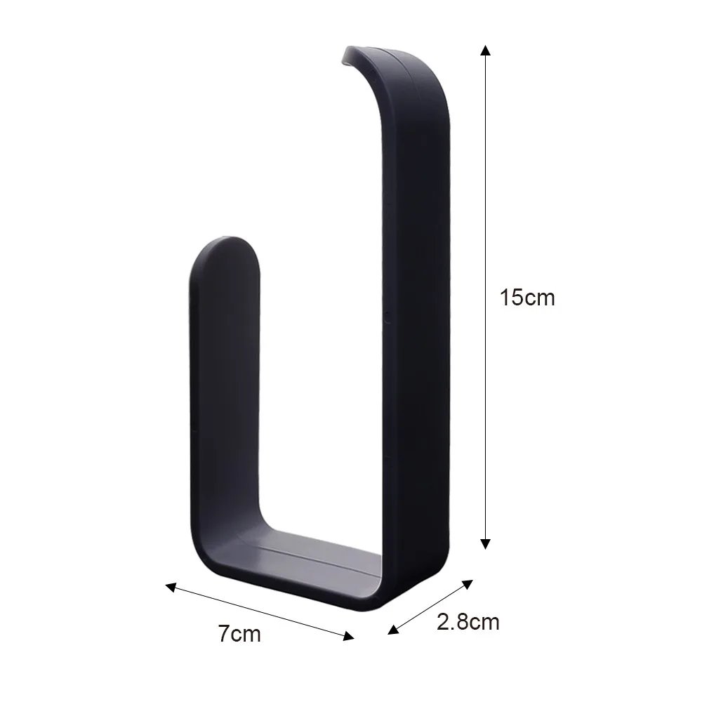 1Pc Wall Mounted Toilet Paper Holder No Punching Tissue Towel Roll Bathroom Towel Rack Bathroom Accessories Material Plastic