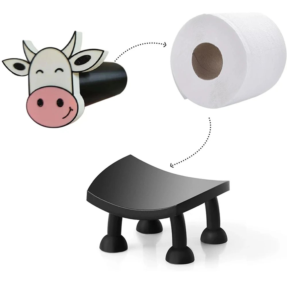 Funny Weightlifter Toilet Paper Holder Rack Shelf Tissue Roll Hanger Tissue Towel Roll Dispenser Bathroom Kitchen Accessories