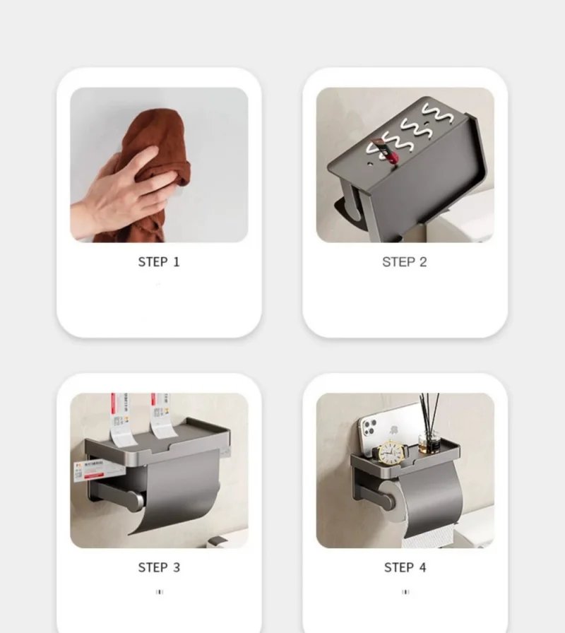 1pc Toilet tissue box wall mounted toilet tissue holder bathroom waterproof toilet paper box toilet roll holder