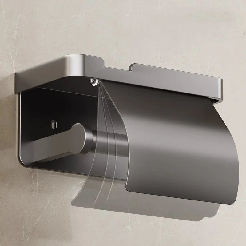 1pc Toilet tissue box wall mounted toilet tissue holder bathroom waterproof toilet paper box toilet roll holder