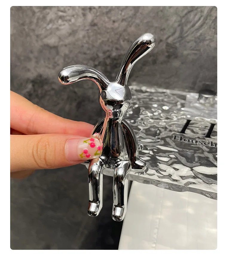 Luxury Silvery Toilet Paper Holder with Shelf No Punching Acrylic Roll Paper Holder Tissue Hanger Bathroom Accessories Bathroom