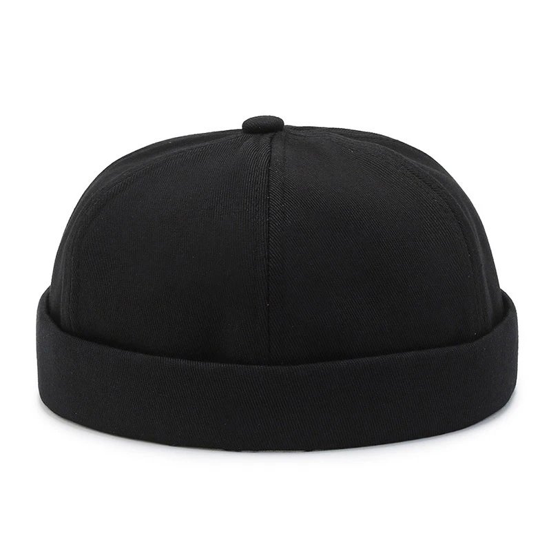 Vintage Men's Summer Cotton Brimless Skullies Cap Street Portable Docker Hats Multipurpose Beanie Hat Hip Hop Hats Japanese INS Vintage Men's Summer Cotton Brimless Skullies Cap Street Portable Docker Hats Multipurpose Beanie Hat Hip Hop Hats Japanese INS