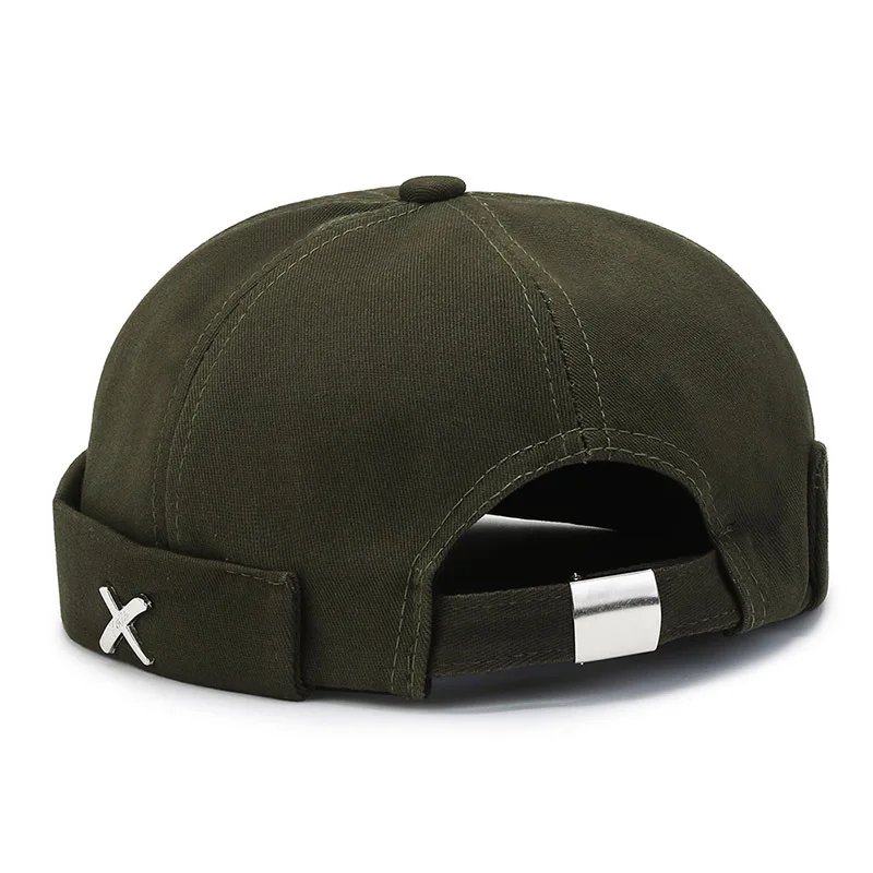 Vintage Men's Summer Cotton Brimless Skullies Cap Street Portable Docker Hats Multipurpose Beanie Hat Hip Hop Hats Japanese INS Vintage Men's Summer Cotton Brimless Skullies Cap Street Portable Docker Hats Multipurpose Beanie Hat Hip Hop Hats Japanese INS