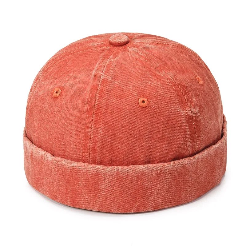 Vintage Men's Summer Cotton Brimless Skullies Cap Street Portable Docker Hats Multipurpose Beanie Hat Hip Hop Hats Japanese INS Vintage Men's Summer Cotton Brimless Skullies Cap Street Portable Docker Hats Multipurpose Beanie Hat Hip Hop Hats Japanese INS