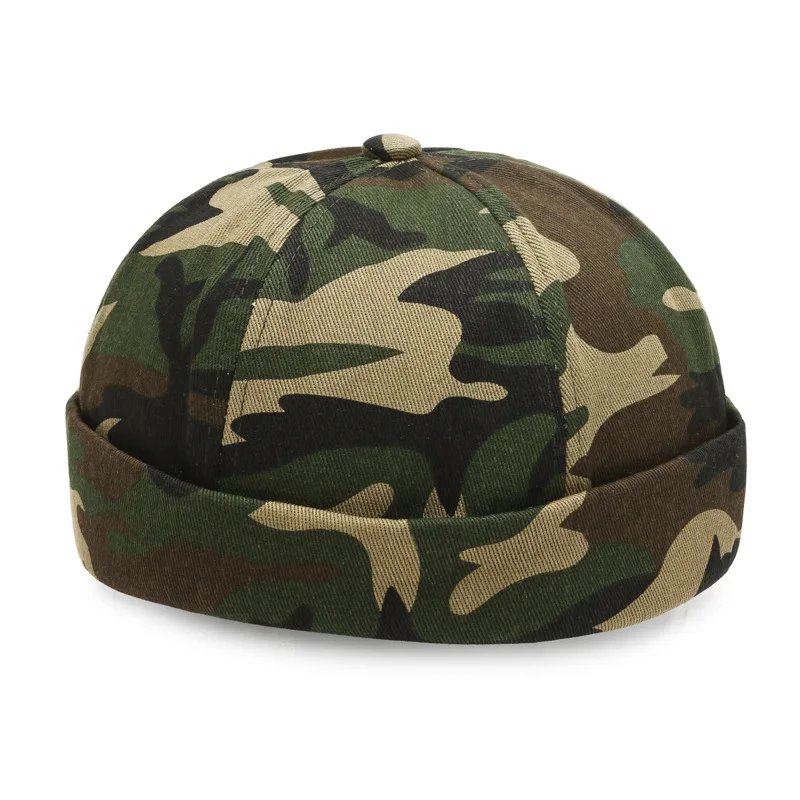 Vintage Men's Summer Cotton Brimless Skullies Cap Street Portable Docker Hats Multipurpose Beanie Hat Hip Hop Hats Japanese INS Vintage Men's Summer Cotton Brimless Skullies Cap Street Portable Docker Hats Multipurpose Beanie Hat Hip Hop Hats Japanese INS