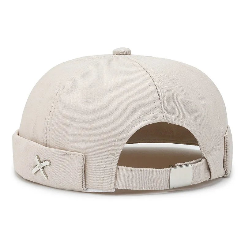 Vintage Men's Summer Cotton Brimless Skullies Cap Street Portable Docker Hats Multipurpose Beanie Hat Hip Hop Hats Japanese INS Vintage Men's Summer Cotton Brimless Skullies Cap Street Portable Docker Hats Multipurpose Beanie Hat Hip Hop Hats Japanese INS