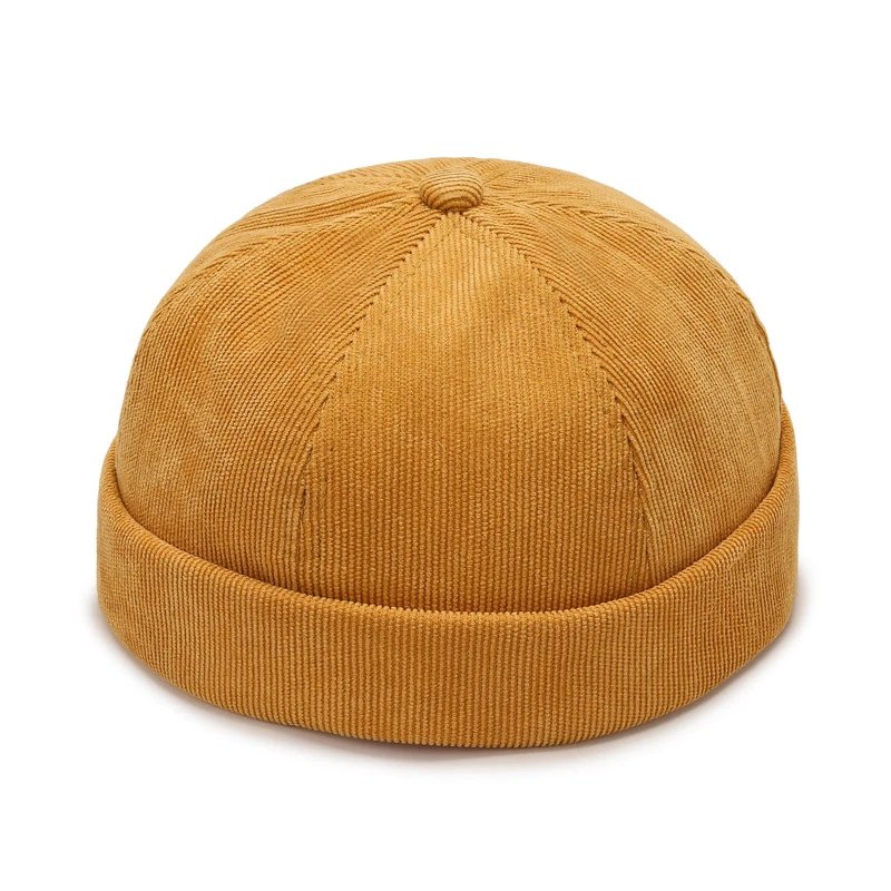 Vintage Men's Summer Cotton Brimless Skullies Cap Street Portable Docker Hats Multipurpose Beanie Hat Hip Hop Hats Japanese INS Vintage Men's Summer Cotton Brimless Skullies Cap Street Portable Docker Hats Multipurpose Beanie Hat Hip Hop Hats Japanese INS