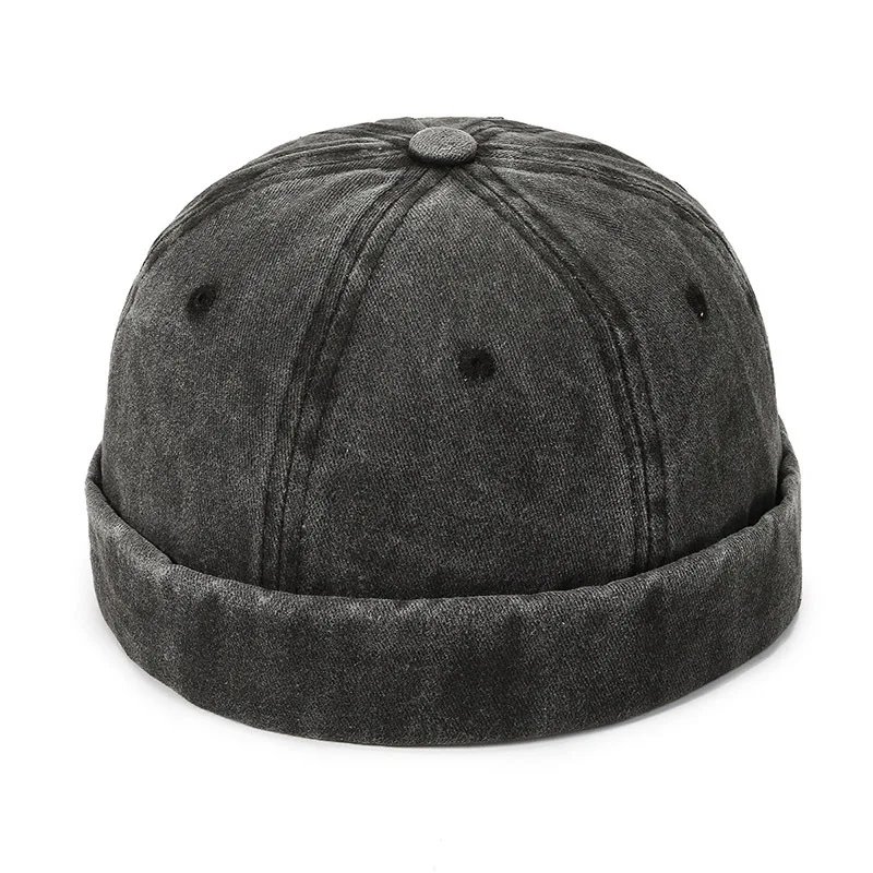 Vintage Men's Summer Cotton Brimless Skullies Cap Street Portable Docker Hats Multipurpose Beanie Hat Hip Hop Hats Japanese INS Vintage Men's Summer Cotton Brimless Skullies Cap Street Portable Docker Hats Multipurpose Beanie Hat Hip Hop Hats Japanese INS