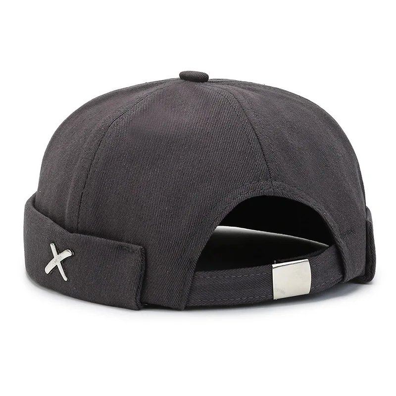 Vintage Men's Summer Cotton Brimless Skullies Cap Street Portable Docker Hats Multipurpose Beanie Hat Hip Hop Hats Japanese INS Vintage Men's Summer Cotton Brimless Skullies Cap Street Portable Docker Hats Multipurpose Beanie Hat Hip Hop Hats Japanese INS