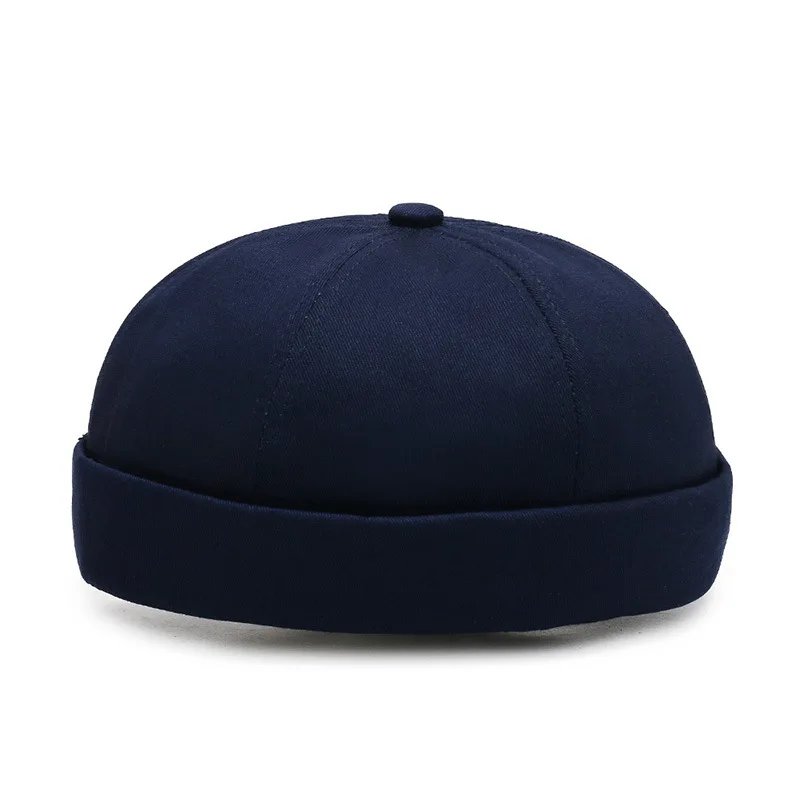 Vintage Men's Summer Cotton Brimless Skullies Cap Street Portable Docker Hats Multipurpose Beanie Hat Hip Hop Hats Japanese INS Vintage Men's Summer Cotton Brimless Skullies Cap Street Portable Docker Hats Multipurpose Beanie Hat Hip Hop Hats Japanese INS