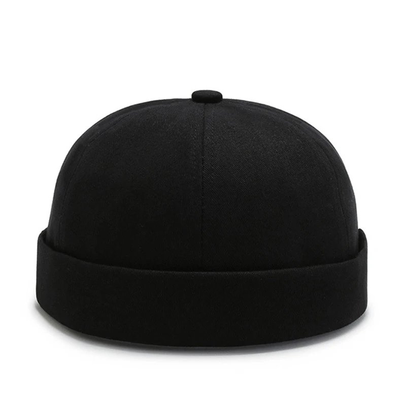 Vintage Men's Summer Cotton Brimless Skullies Cap Street Portable Docker Hats Multipurpose Beanie Hat Hip Hop Hats Japanese INS Vintage Men's Summer Cotton Brimless Skullies Cap Street Portable Docker Hats Multipurpose Beanie Hat Hip Hop Hats Japanese INS