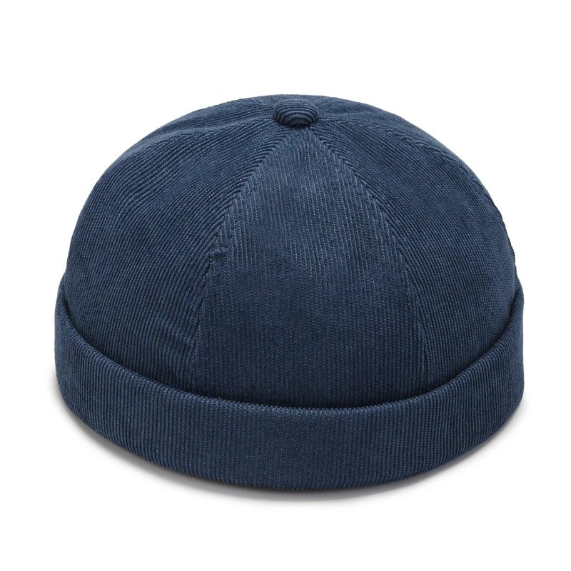 Vintage Men's Summer Cotton Brimless Skullies Cap Street Portable Docker Hats Multipurpose Beanie Hat Hip Hop Hats Japanese INS Vintage Men's Summer Cotton Brimless Skullies Cap Street Portable Docker Hats Multipurpose Beanie Hat Hip Hop Hats Japanese INS