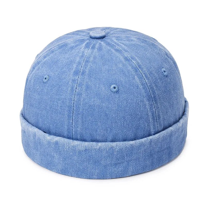 Vintage Men's Summer Cotton Brimless Skullies Cap Street Portable Docker Hats Multipurpose Beanie Hat Hip Hop Hats Japanese INS Vintage Men's Summer Cotton Brimless Skullies Cap Street Portable Docker Hats Multipurpose Beanie Hat Hip Hop Hats Japanese INS