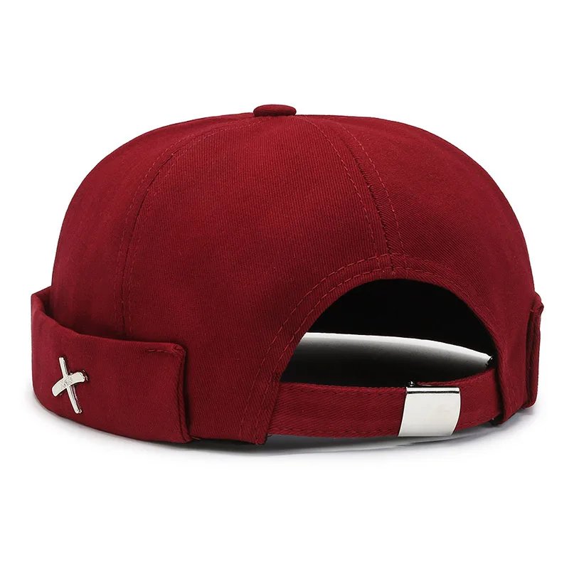 Vintage Men's Summer Cotton Brimless Skullies Cap Street Portable Docker Hats Multipurpose Beanie Hat Hip Hop Hats Japanese INS Vintage Men's Summer Cotton Brimless Skullies Cap Street Portable Docker Hats Multipurpose Beanie Hat Hip Hop Hats Japanese INS