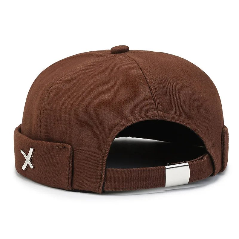 Vintage Men's Summer Cotton Brimless Skullies Cap Street Portable Docker Hats Multipurpose Beanie Hat Hip Hop Hats Japanese INS Vintage Men's Summer Cotton Brimless Skullies Cap Street Portable Docker Hats Multipurpose Beanie Hat Hip Hop Hats Japanese INS